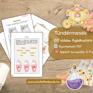 👑 Tündérmesék – 100 oldalas foglalkoztató