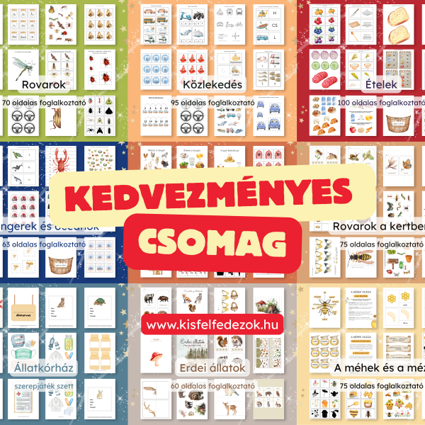 🎉 LIMITÁLT NYÁRI CSOMAG – 10 foglalkoztató egyben!