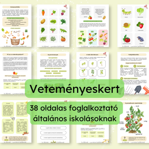 Veteményeskert - 38 oldalas foglalkoztató