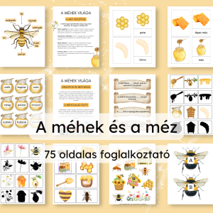🐝 A méhek és a méz – 75 oldalas foglalkoztató