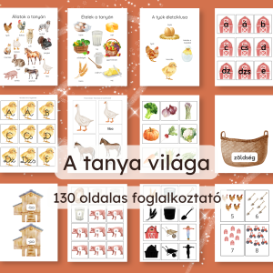 🐄 A tanya világa – 130 oldalas foglalkoztató