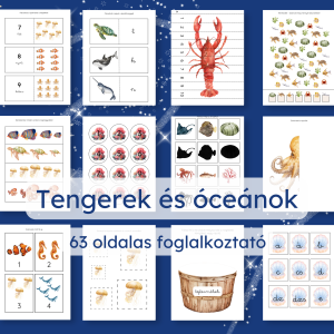 🐠 Tengerek és óceánok – 63 oldalas foglalkoztató