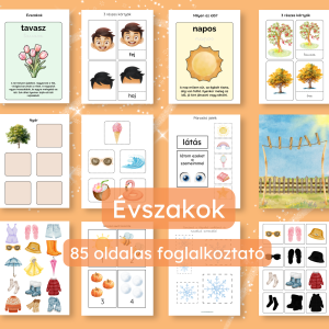 Évszakok - 85 oldalas foglalkoztató